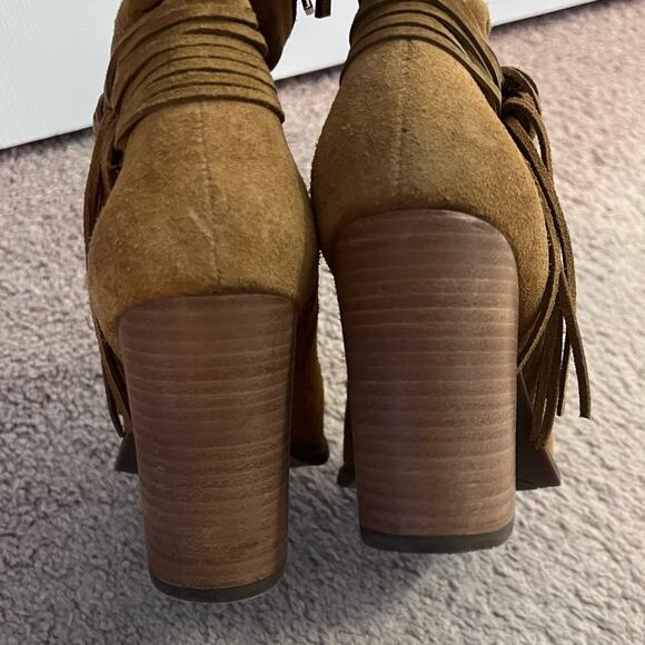 Jessica Simpson Sesley Ankle Tassel Booties Size 7 Women’s - Picture 7 of 8